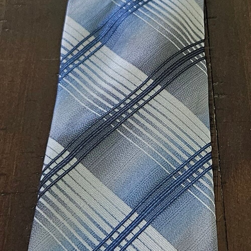 Joseph Abboud sky blue and silverish grey